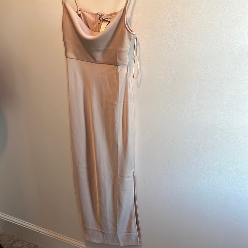 NWT BHLDN Cali Satin Charmeuse Midi Dress Size 2 & 4 - Picture 5 of 16